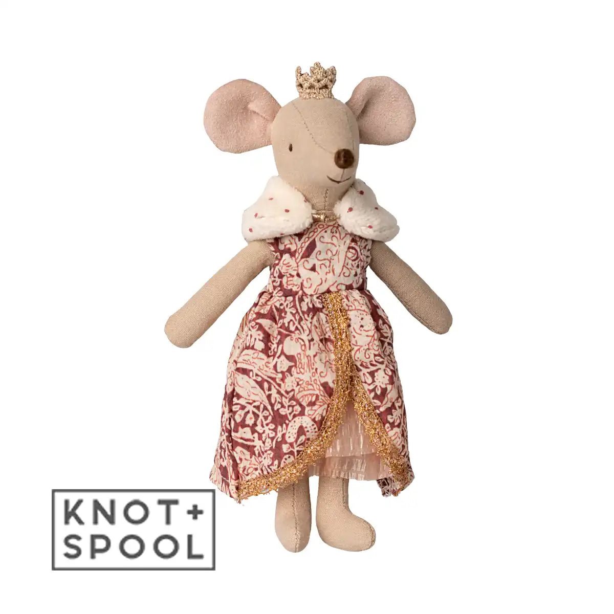 2025 Maileg Queen Mum Mouse - Knot and Spool