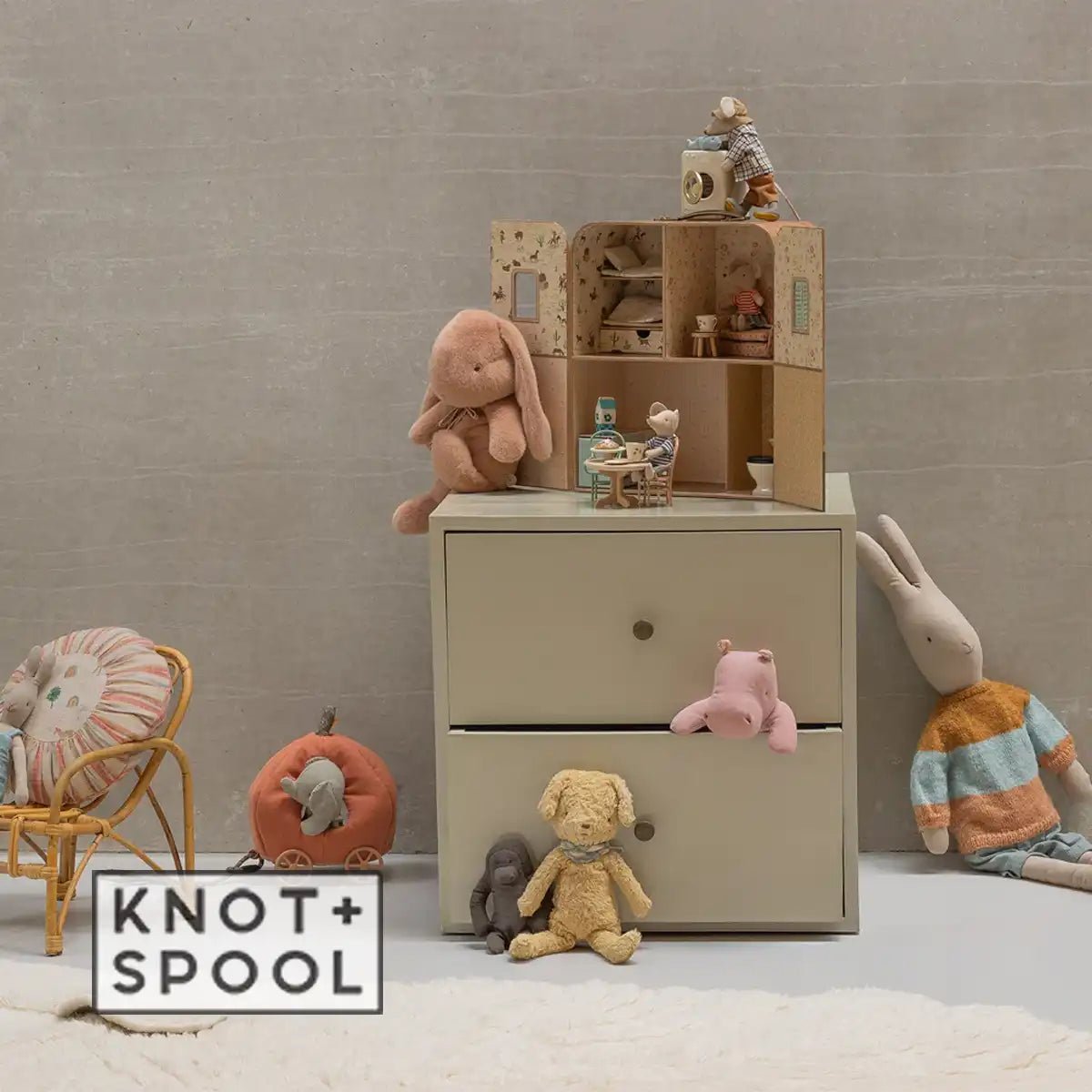 2025 Maileg Safari Friends Mini Gorilla - Knot and Spool