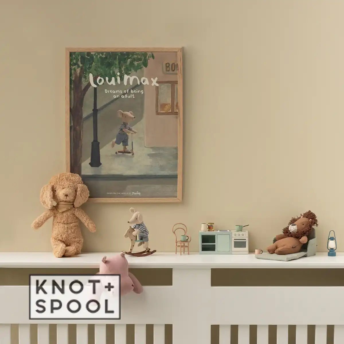 2025 Maileg Safari Friends Mini Lion - Knot and Spool