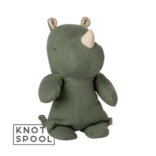2025 Maileg Safari Friends Small Sage Rhino - Knot and Spool