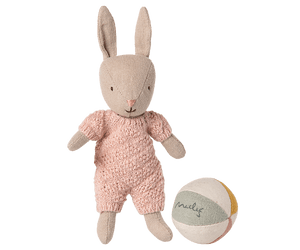 2025 Maileg Sand - Rose Micro Rabbit Set - Knot and Spool
