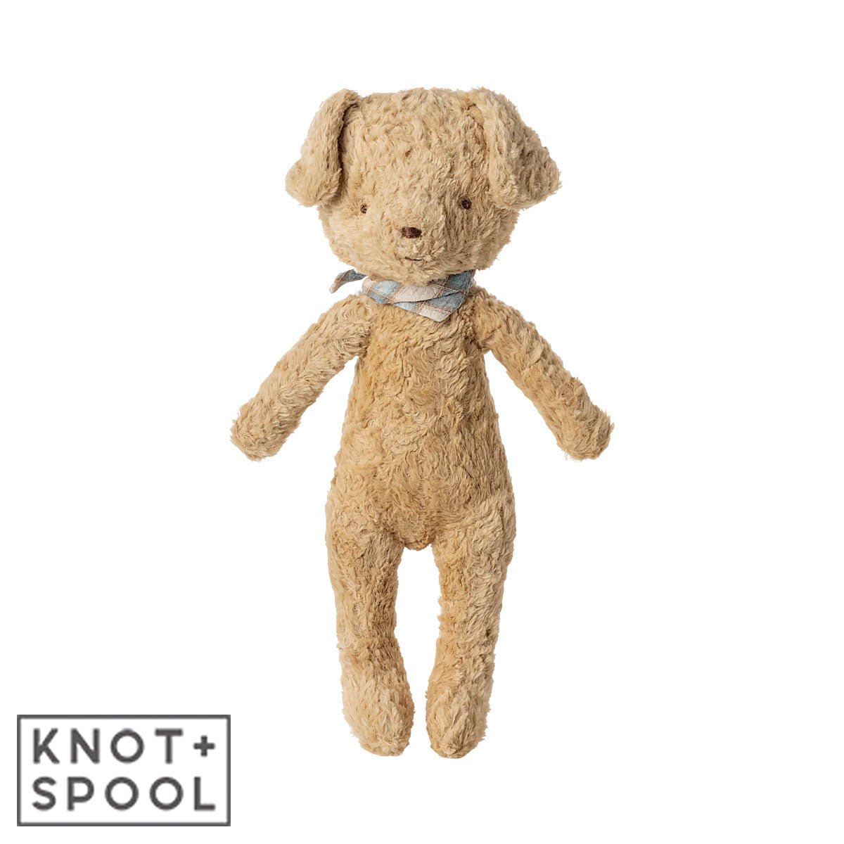 2025 Maileg Soft - Sand Vintage Plush Dog - Knot and Spool