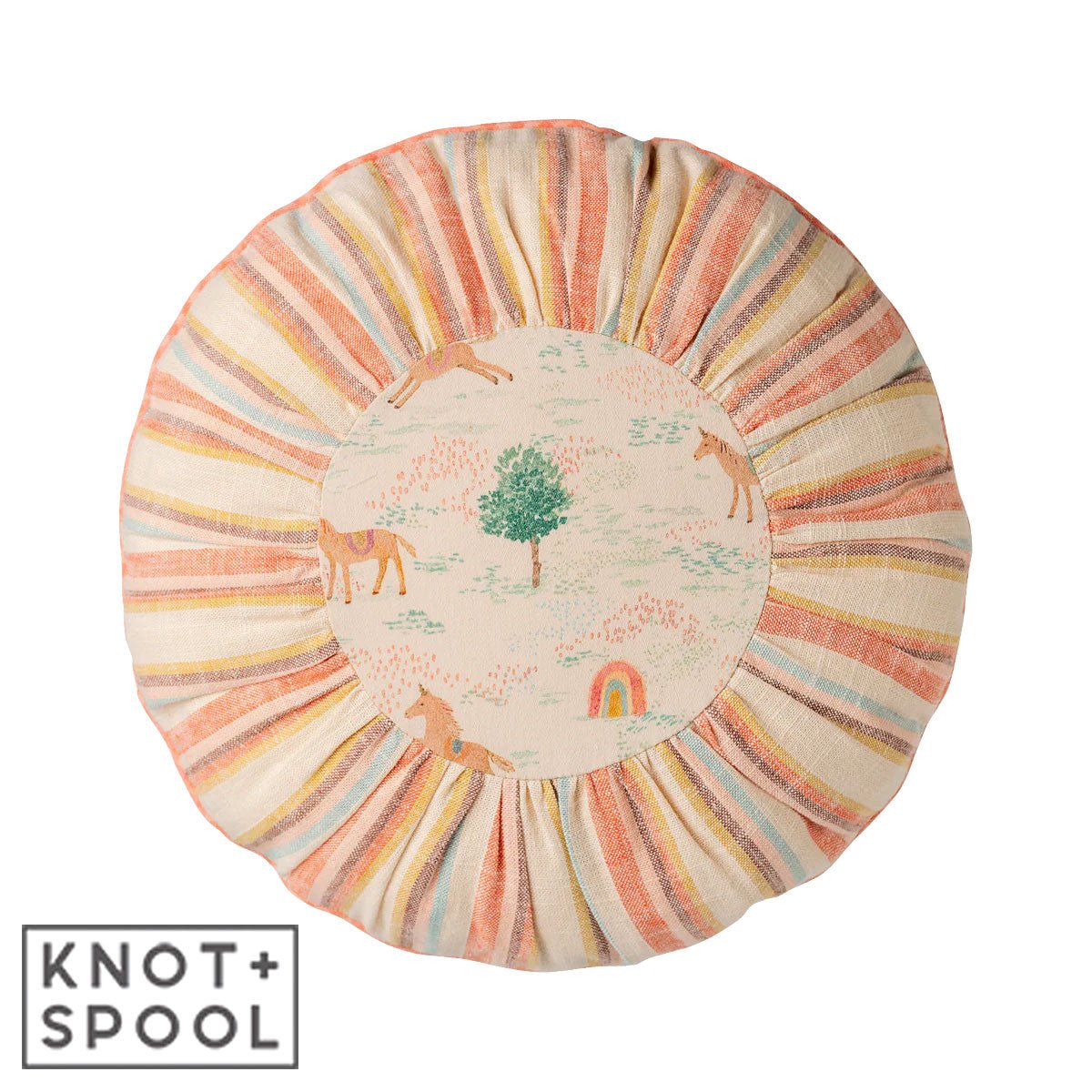 2025 Small Round Maileg Unicorn Cushion - Knot and Spool