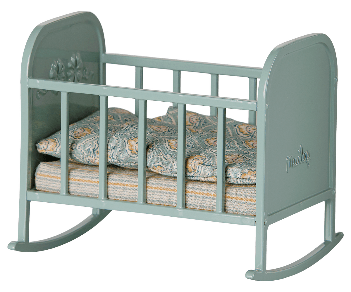 2026 Maileg Blue Mint My Cradle - Knot and Spool