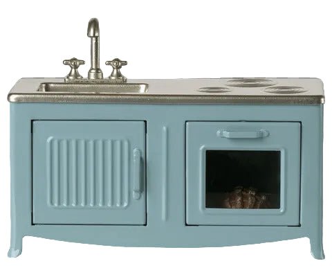 2026 Maileg Blue Mouse Kitchen - Knot and Spool