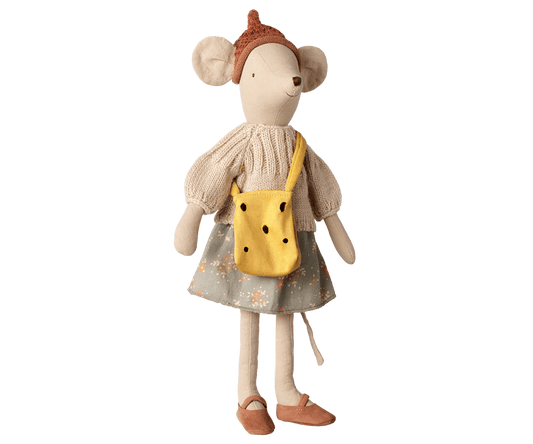 2026 Maileg Cheese Bag, Medium Mouse - Knot and Spool