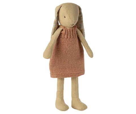 2026 Maileg Cream - Yellow Knitted Bunny Dress | Size 2 - Knot and Spool