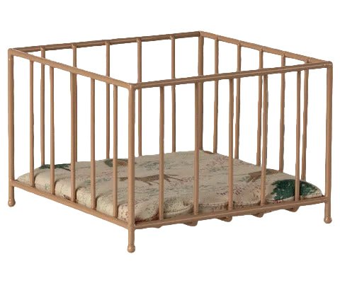2026 Maileg Dark - Powder Micro Playpen - Knot and Spool
