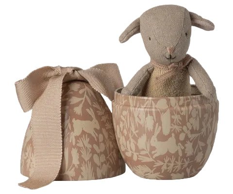 2026 Maileg Easter Egg with Small Powder Micro Lamb - Knot and Spool