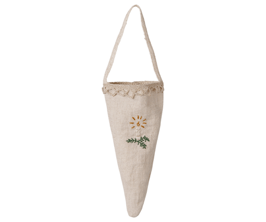 2026 Maileg Fabric Cornet Ornament - Candle - Knot and Spool