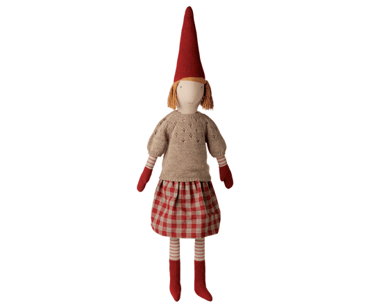 2026 Maileg Girl Pixy with Knitted Shirt| Size 5 - Knot and Spool