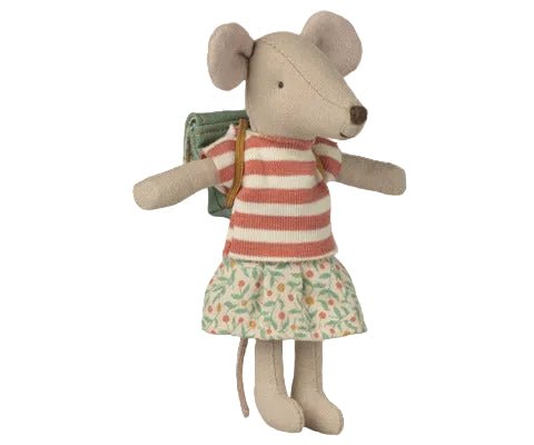 2026 Maileg Green Big Sister Tricycle Mouse - Knot and Spool
