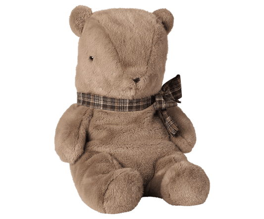 2026 Maileg Large Dark Mushroom Plush Teddy Bear - Knot and Spool