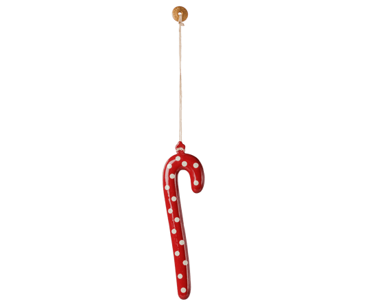 2026 Maileg Large Metal Sugar Cane Ornament - Dot - Knot and Spool