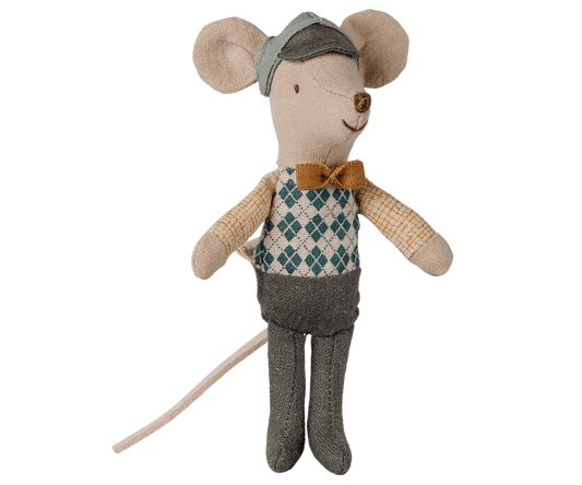 2026 Maileg Little Brother Driver Mouse - Knot and Spool