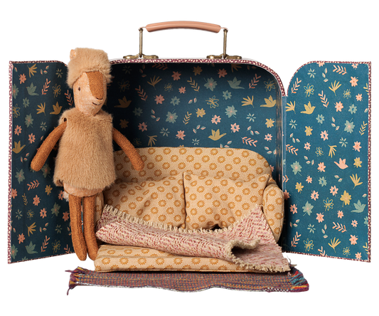 2026 Maileg Little Sister Reindeer in Suitcase - Knot and Spool