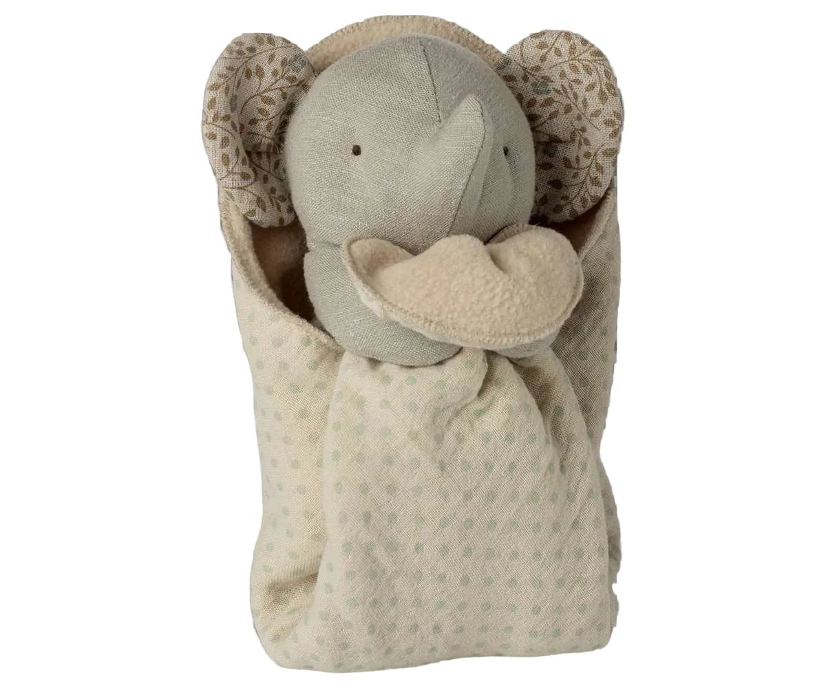 2026 Maileg Lullaby Friends Mini Iron - Grey Elephant - Knot and Spool