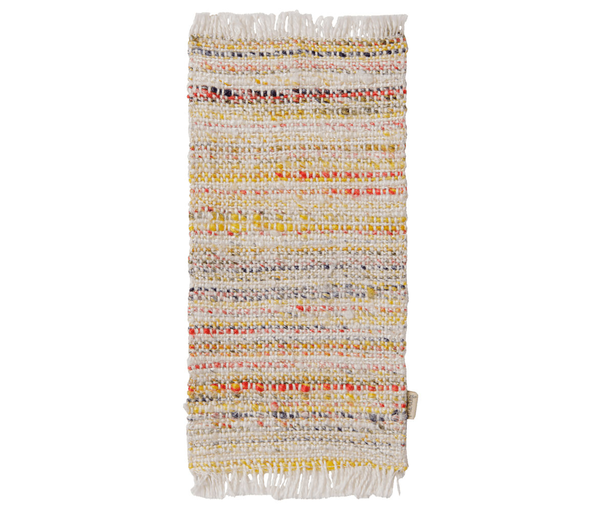 2026 Maileg Medium Multi Stripe Miniature Rug - Knot and Spool