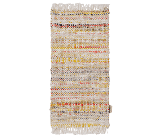2026 Maileg Medium Multi Stripe Miniature Rug - Knot and Spool