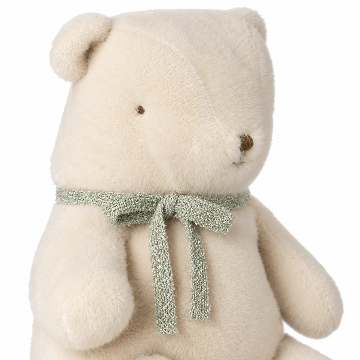 2026 Maileg Medium Off White Plush Teddy Bear - Knot and Spool