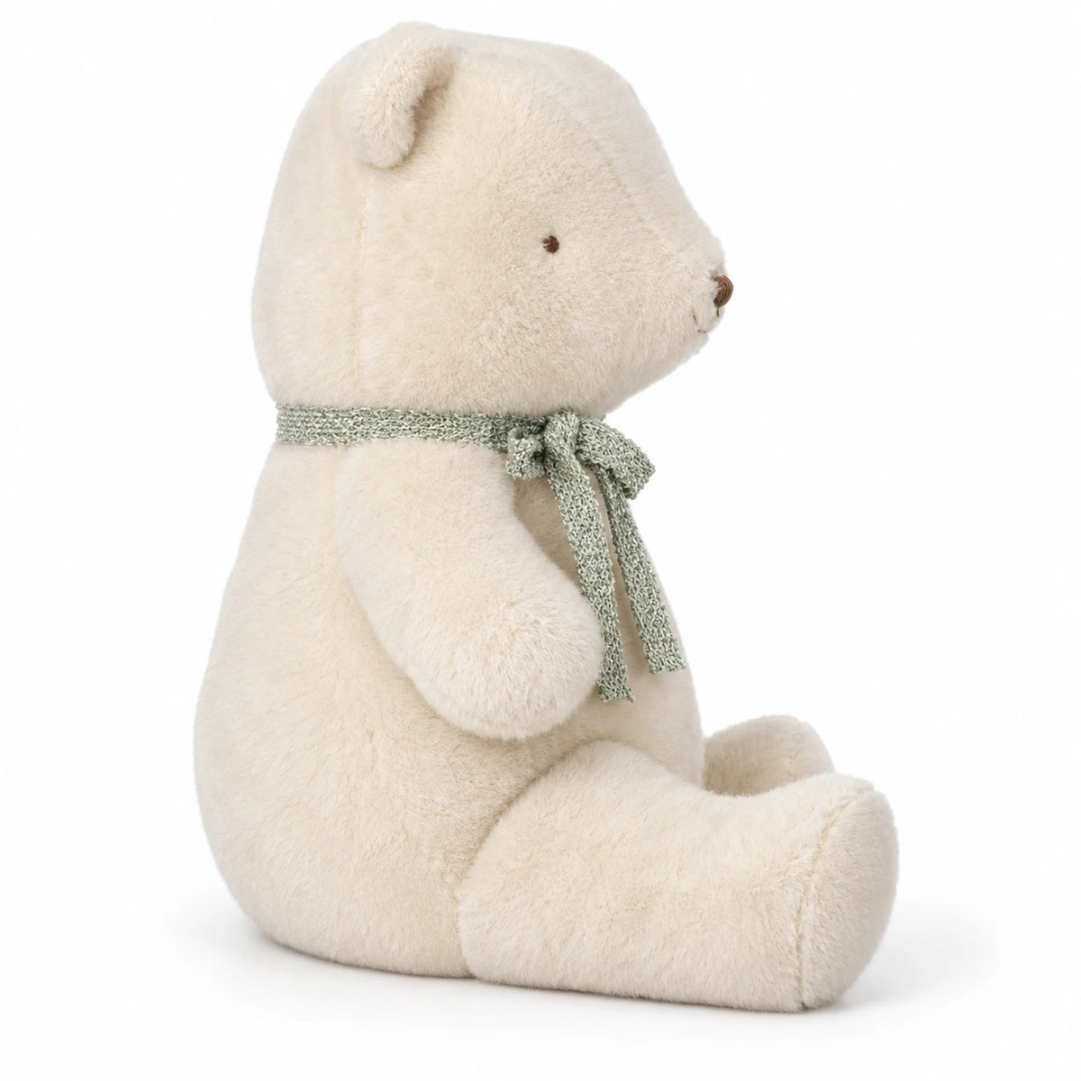 2026 Maileg Medium Off White Plush Teddy Bear - Knot and Spool