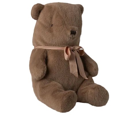 2026 Maileg Medium Soft Brown Plush Teddy Bear - Knot and Spool