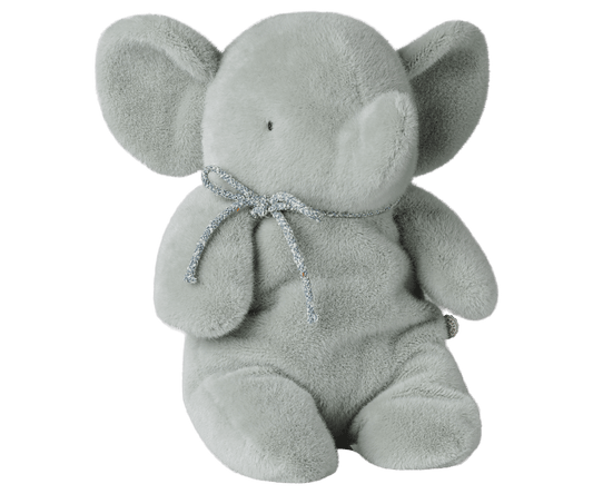 2026 Maileg Medium Soft Mint Plush Elephant - Knot and Spool