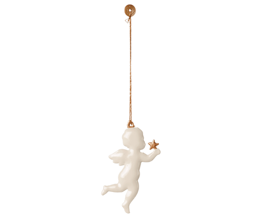 2026 Maileg Metal Angel Ornament - Star - Knot and Spool