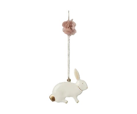 2026 Maileg Metal Sitting Bunny Ornament - Knot and Spool