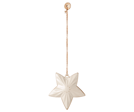 2026 Maileg Metal Star Ornament - Knot and Spool