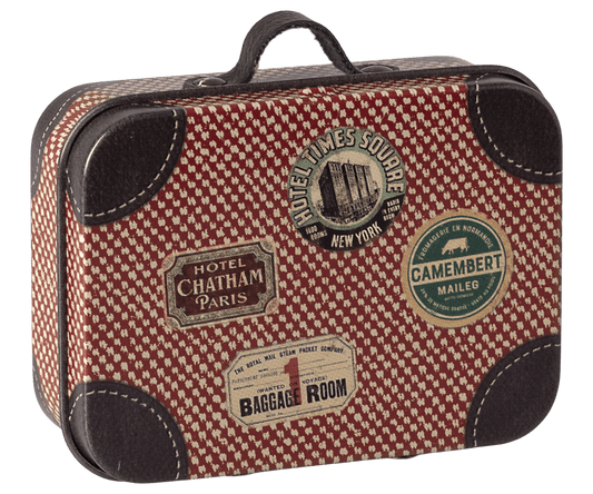 2026 Maileg Micro Red Travel Suitcase - Knot and Spool