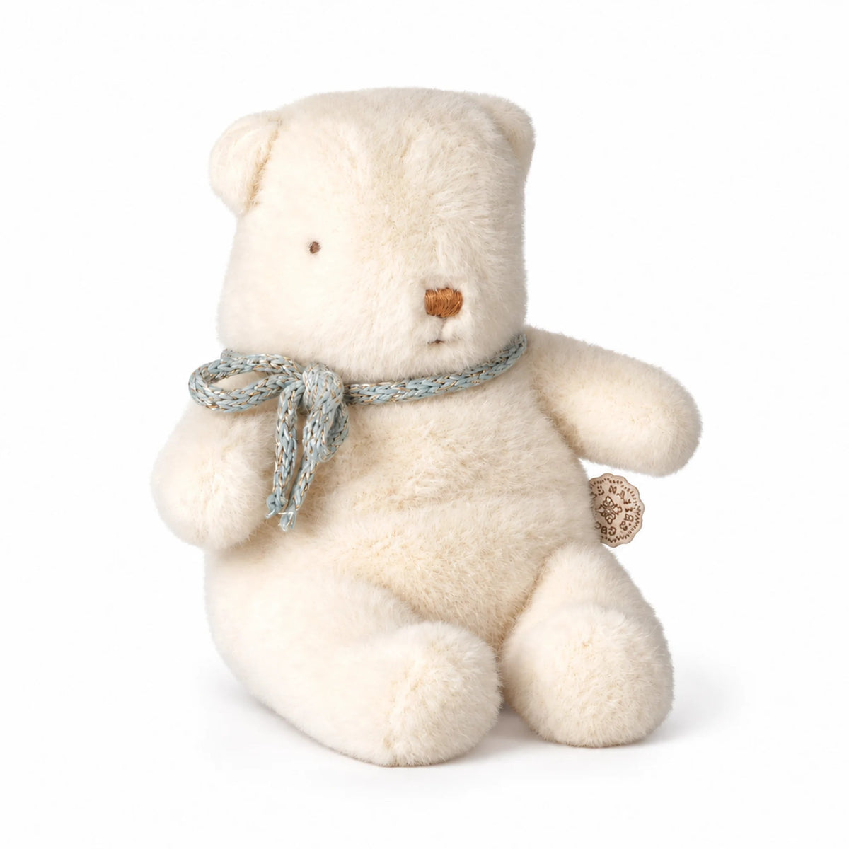 2026 Maileg Mini Off White Plush Teddy Bear - Knot and Spool