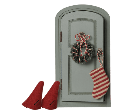 2026 Maileg Mouse Christmas Door Set - Knot and Spool