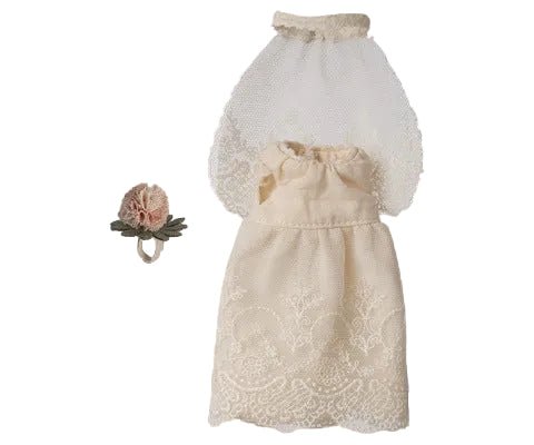 2026 Maileg Mum Mouse Wedding Dress - Knot and Spool