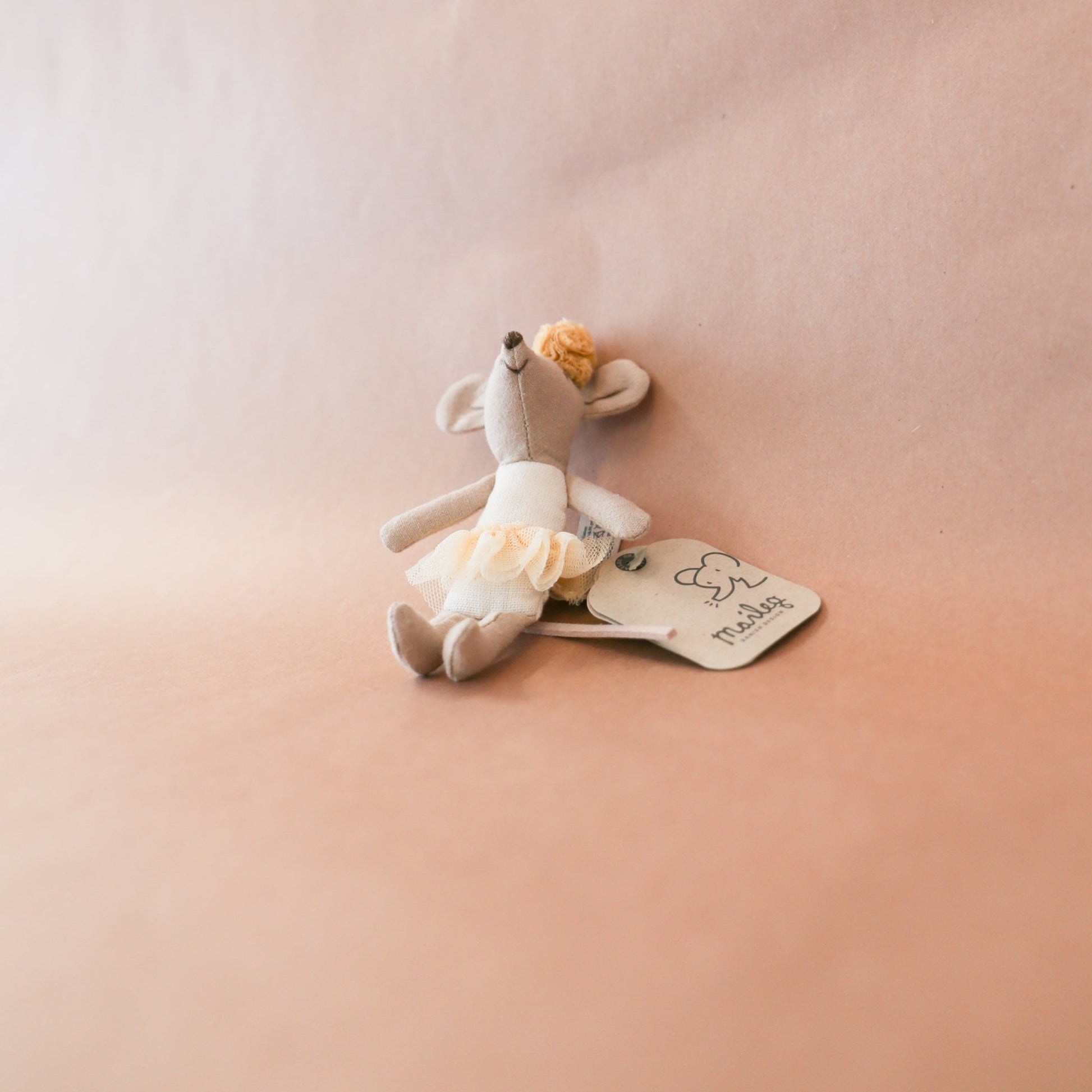 2026 Maileg Off-White Little Sister Ballerina Mouse - Knot and Spool