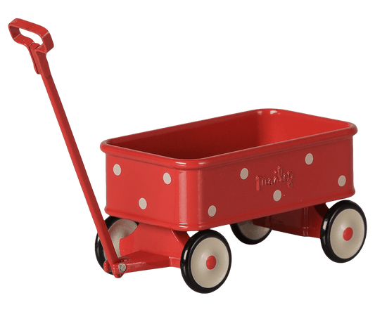 2026 Maileg Red Mouse Wagon - Knot and Spool