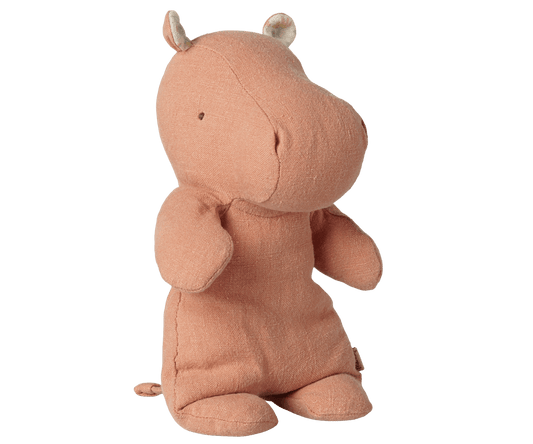 2026 Maileg Safari Friends Small Dusty Coral Hippo - Knot and Spool