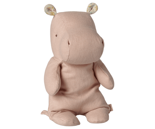 2026 Maileg Safari Friends Small Soft Rose Hippo - Knot and Spool