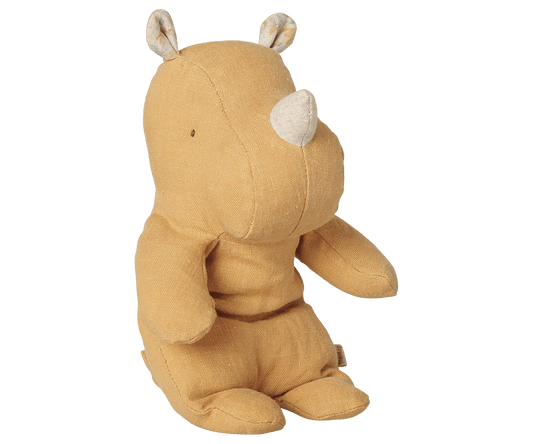 2026 Maileg Safari Friends Small Vintage Yellow Rhino - Knot and Spool