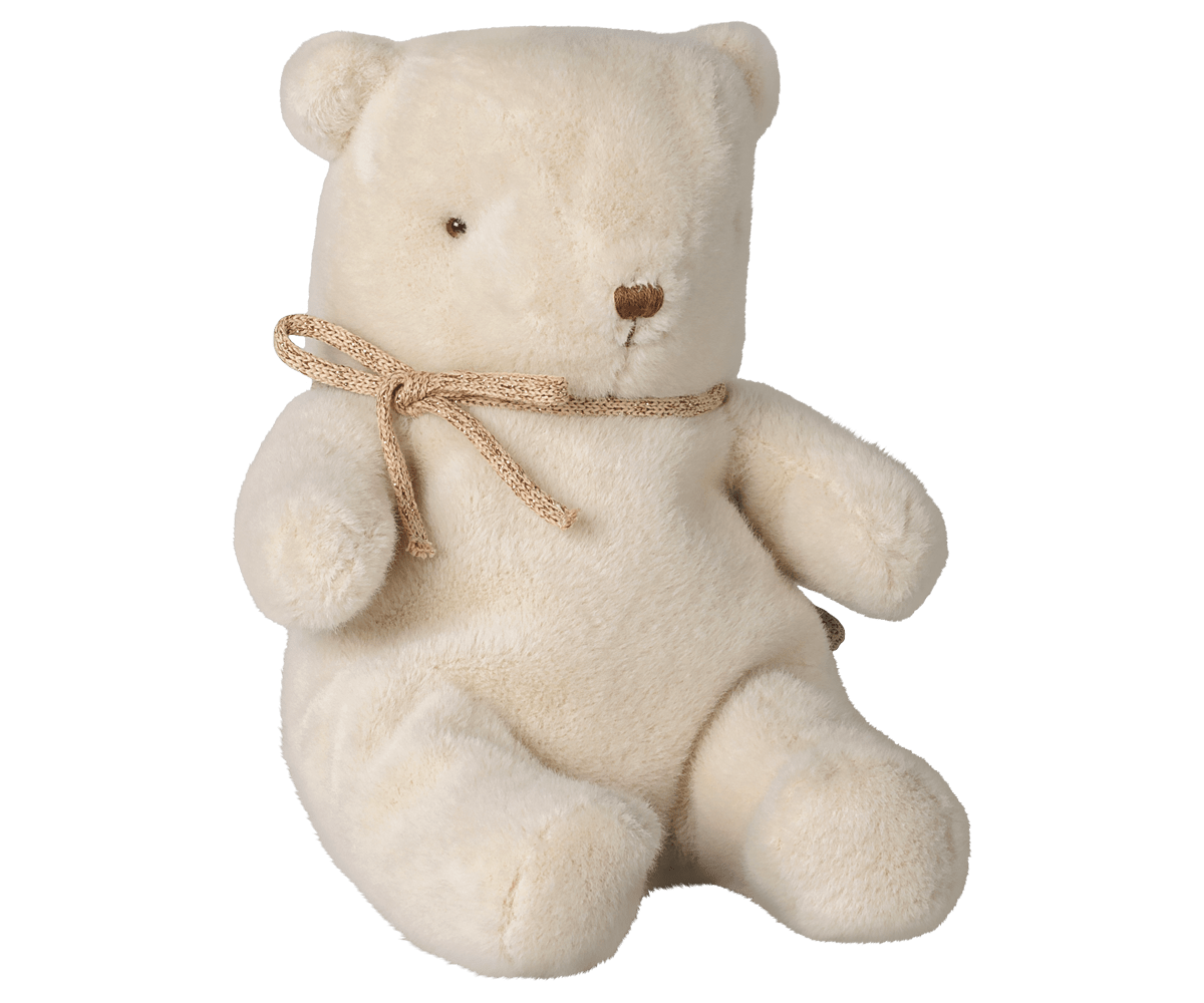 2026 Maileg Small Off White Plush Teddy Bear - Knot and Spool