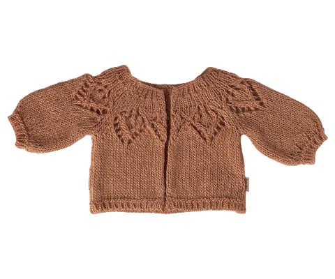 2026 Maileg Vintage - Rose Knitted Cardigan | Size 4 - Knot and Spool