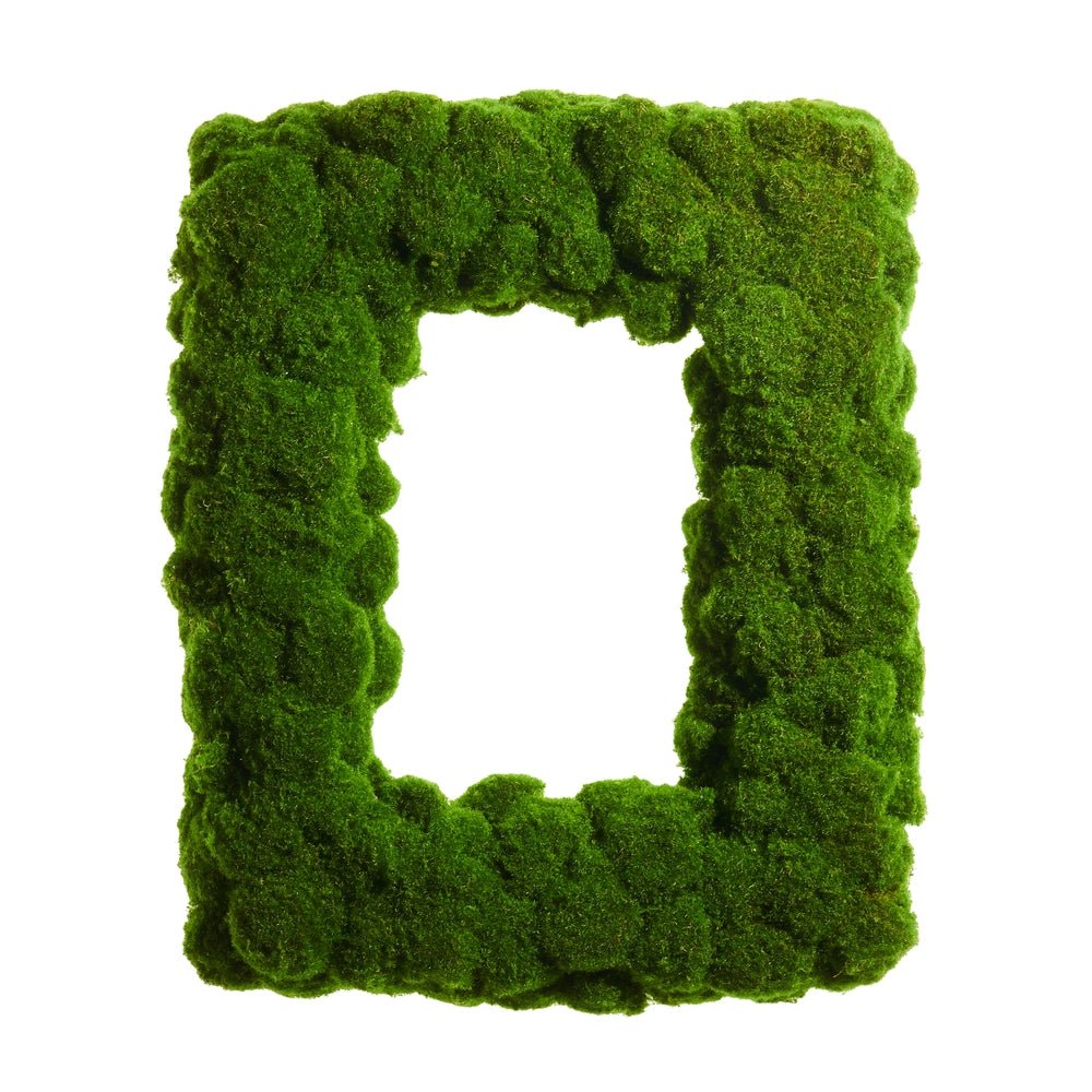 20.5" Rectangle Moss Wreath - Knot and Spool