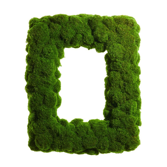 20.5" Rectangle Moss Wreath - Knot and Spool