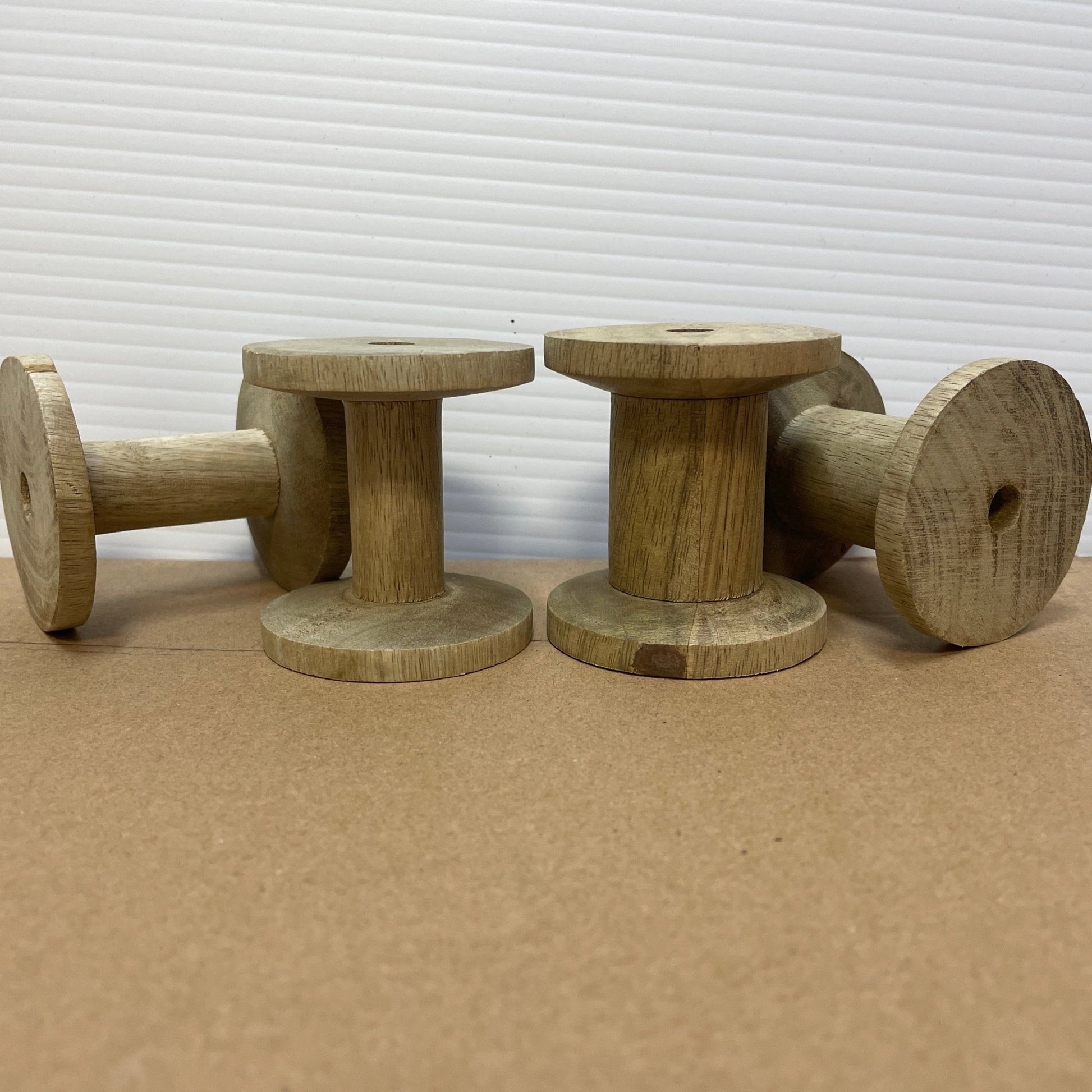 2.5" x 2.75" WOOD SPOOL - Knot and Spool