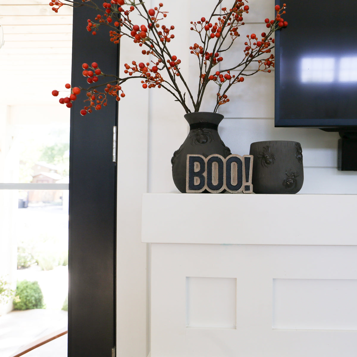 BOO Cutout Tabletop Sign 6"