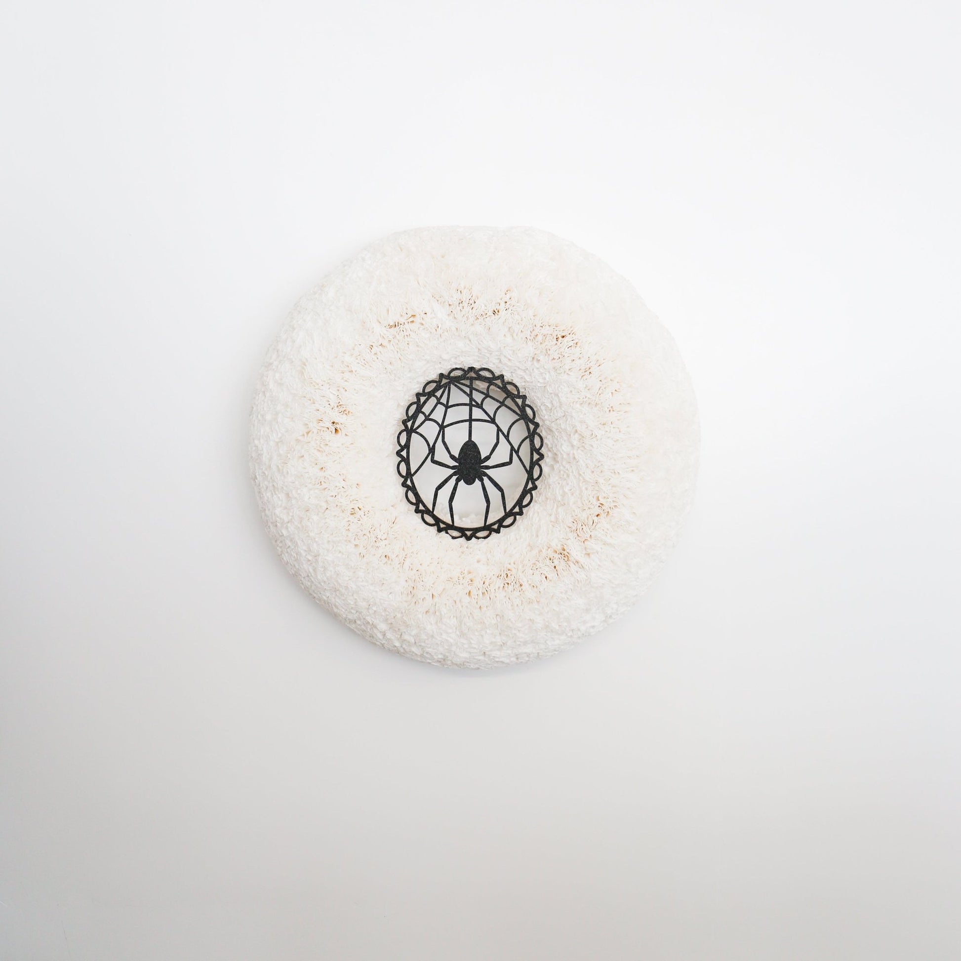 9.5" Spider Web Ornament Black - Knot and Spool