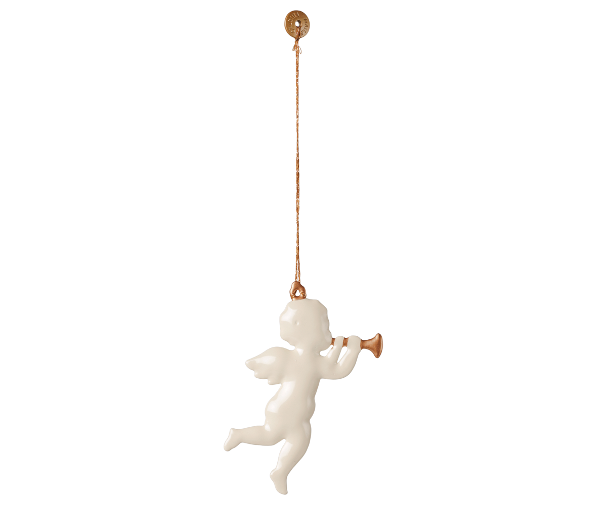 2026  Maileg Metal Angel Ornament - Trumpet