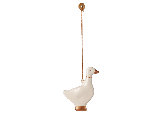2026  Maileg Metal Goose Ornament - Gold