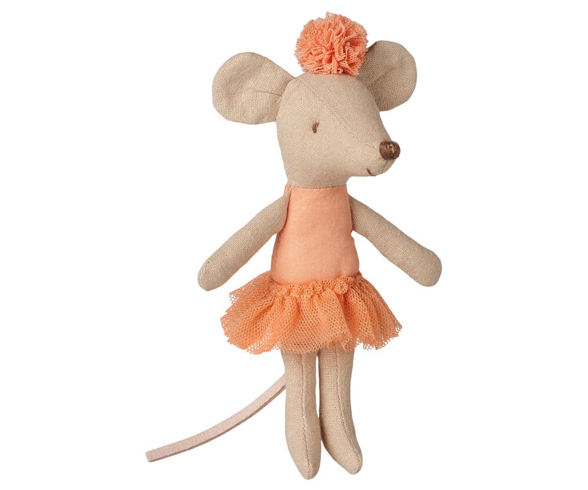 2026  Maileg Apricot Little Sister Ballerina Mouse