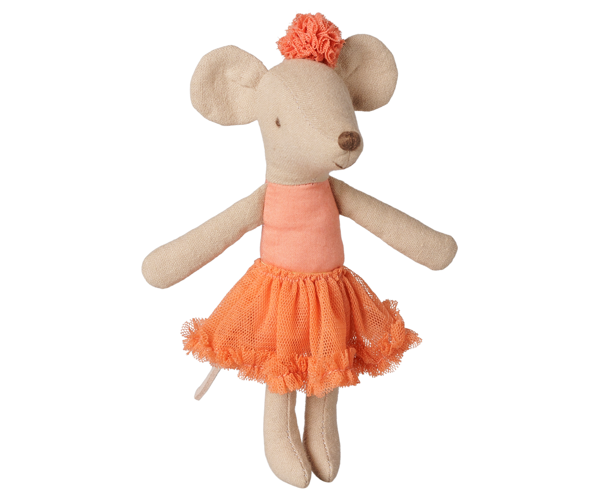 2026  Maileg Dusty Coral Big Sister Ballerina Mouse